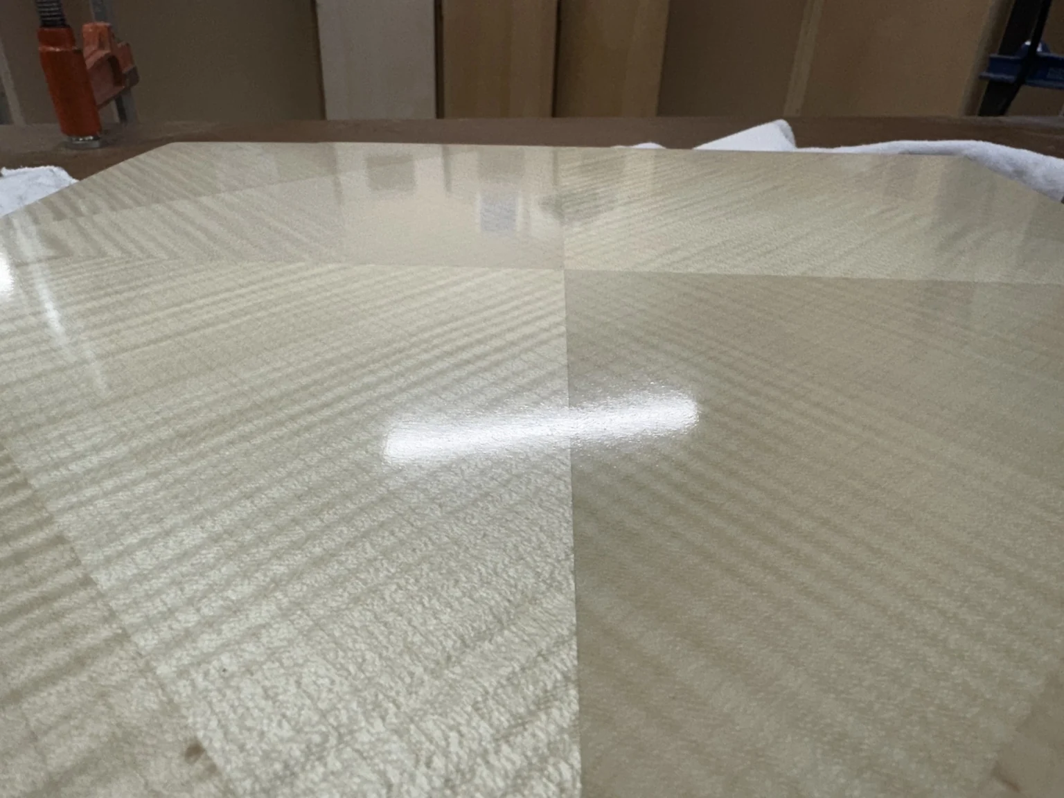 Preparing the surface for finishing